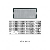 DIY Stamp Letter Set 6004, 4mm